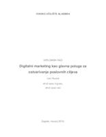 Digitalni marketing kao glavna poluga za ostvarivanje poslovnih ciljeva