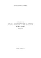 IZRADA GAMIFICIRANE E-LEARNING PLATFORME