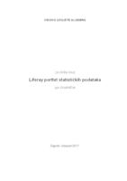 Liferay portlet statističkih podataka