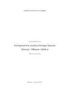 prikaz prve stranice dokumenta Komparativna analiza Storage Spaces Directa i VMware vSAN-a