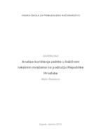 prikaz prve stranice dokumenta Analiza korištenja zaštite u bežičnim lokalnim mrežama na području Republike Hrvatske
