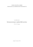 prikaz prve stranice dokumenta Dimenzioniranje i zaštita DNS servisa